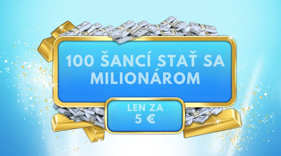 milionárom za 5€