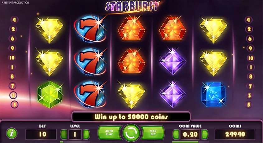 Starburst online výherní automat