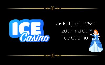 Dostal jsem € 25 zdarma od Ice Casino