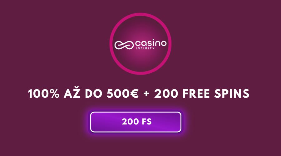 casino infinity 200 otočení zdarma