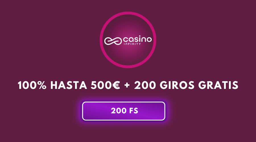 casino infinity giros gratis 200fs